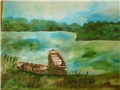 Dunav, akvarel